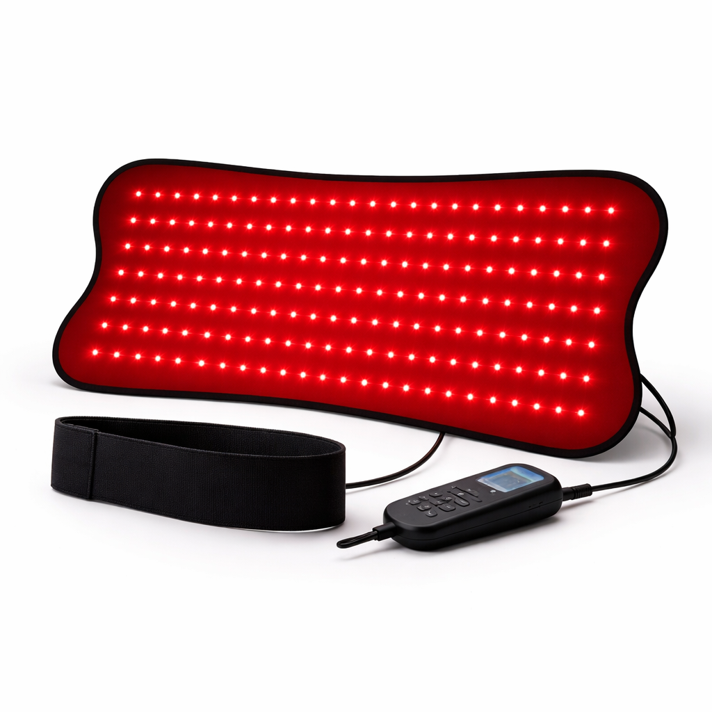 Luvero Tapis de luminothérapie rouge – Chaleur infrarouge et récupération musculaire 210 LED