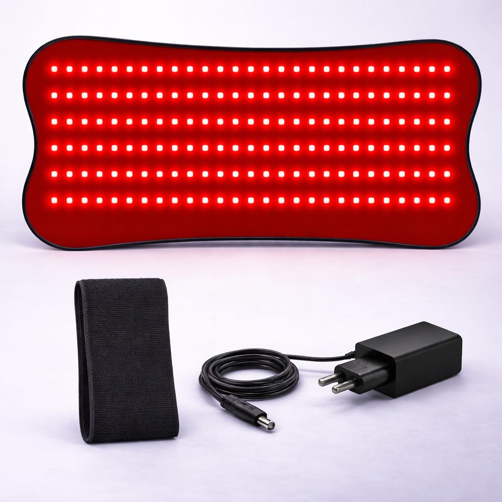 Luvero Tapis de luminothérapie rouge – Chaleur infrarouge et récupération musculaire 210 LED