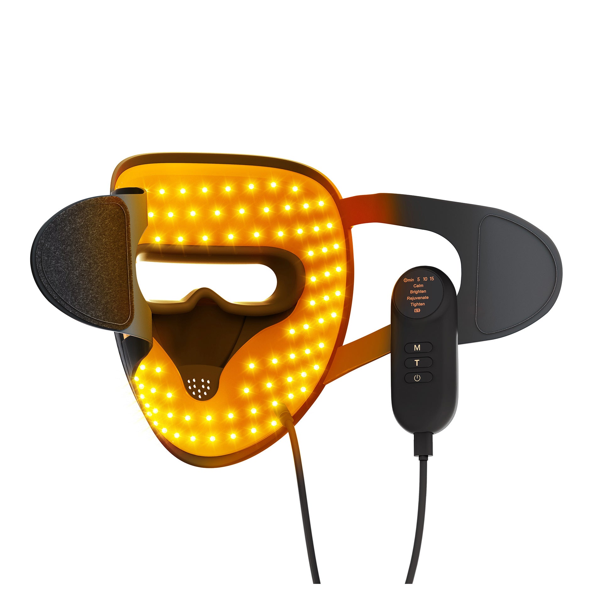 Masque facial de luminothérapie LED rouge Luvero BLACK
