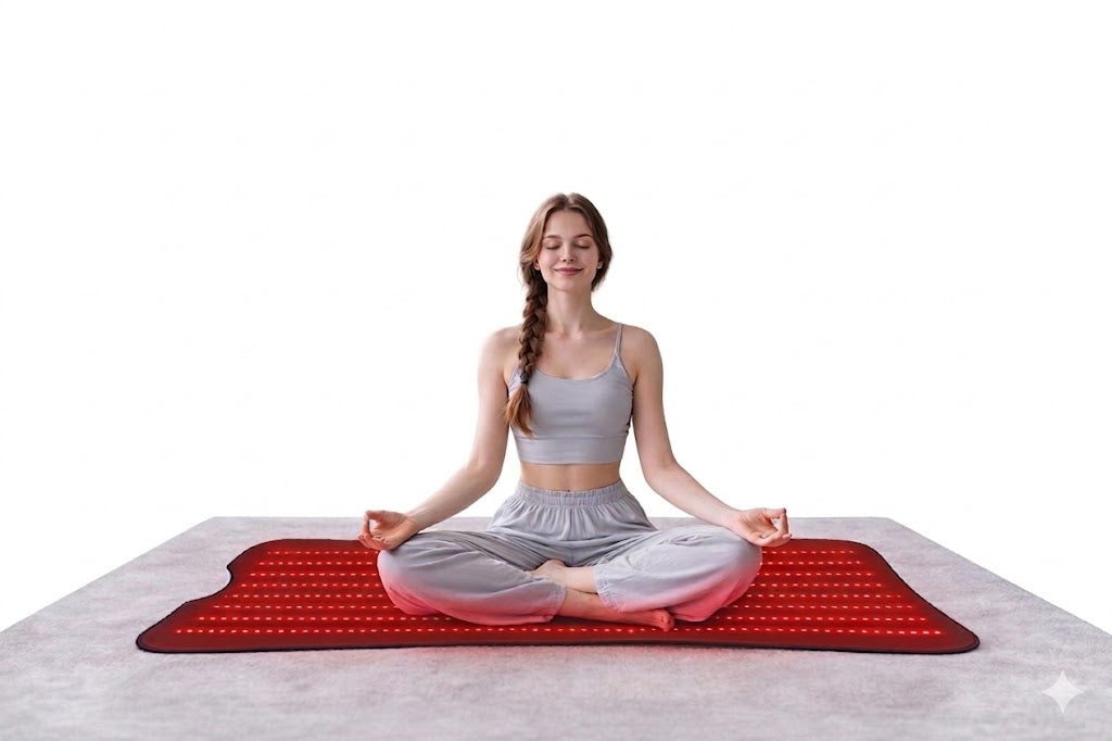 Tapis de luminothérapie Luvero™ Pro à lumière rouge – 540 LED – Soulagement profond de la douleur et couverture complète du dos